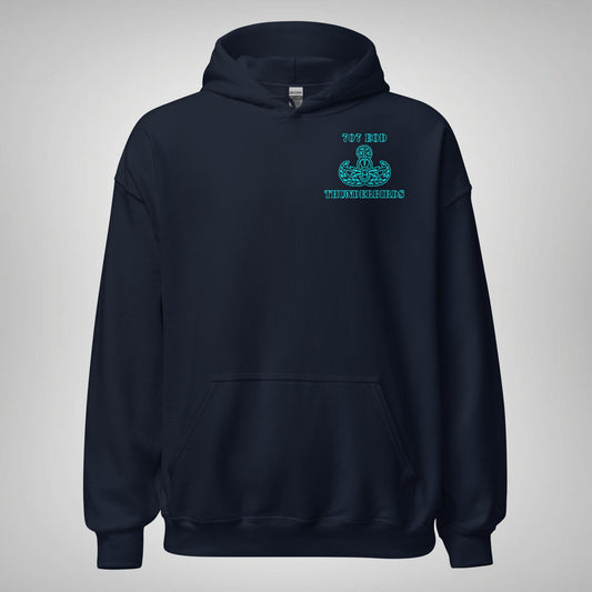 707th EOD "Thunderbird" Hoodie- Navy