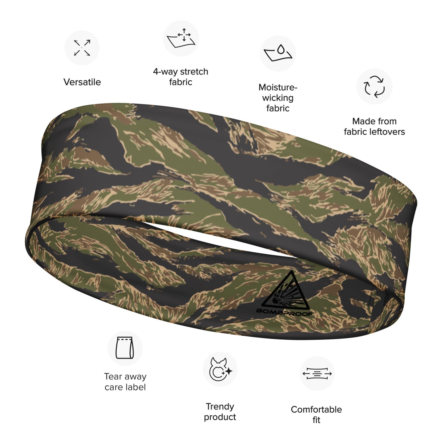 Woodland Tiger Stripe Headband
