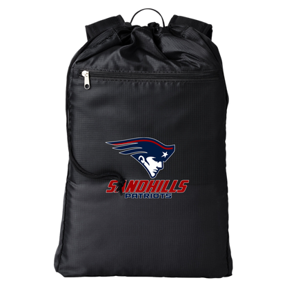 Sandhills Patriots Cinch Backpack w/ Zipper Pocket