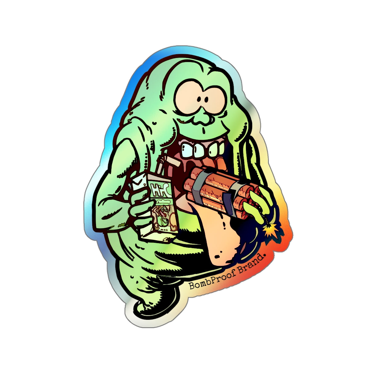 Slimer Holographic stickers