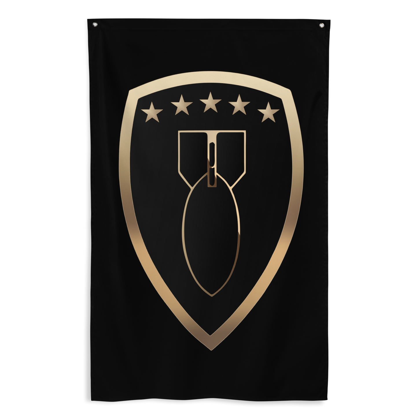 71st Ordnance Group Vertical Flag - Black/Gold