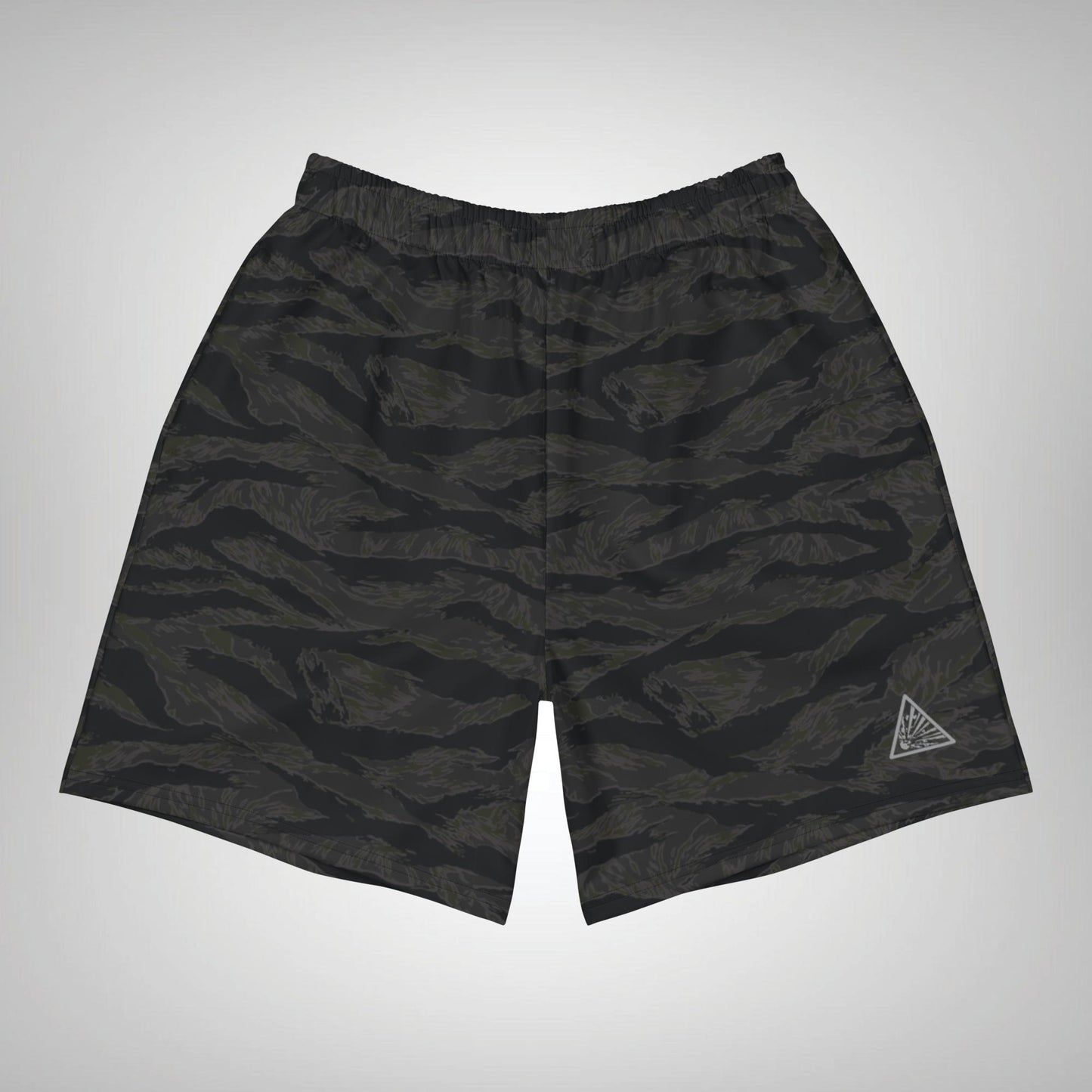 Athletic Shorts- Blackout Tiger Stripe