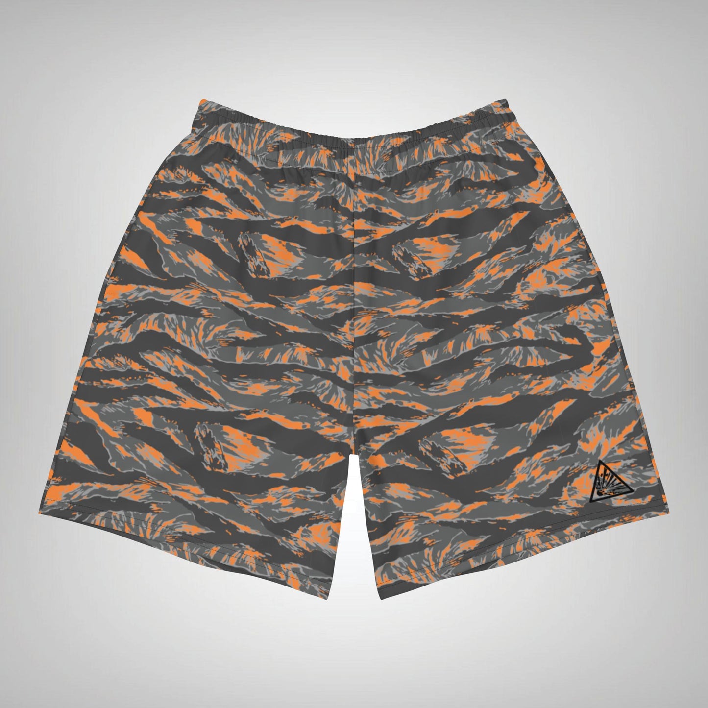 Athletic Shorts- AGENT ORANGE Tiger Stripe