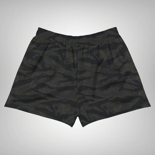 242D EOD Female Athletic Shorts- Blackout Tiger Stripe