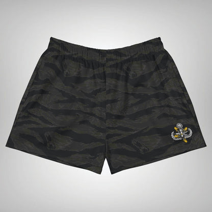 242D EOD Female Athletic Shorts- Blackout Tiger Stripe