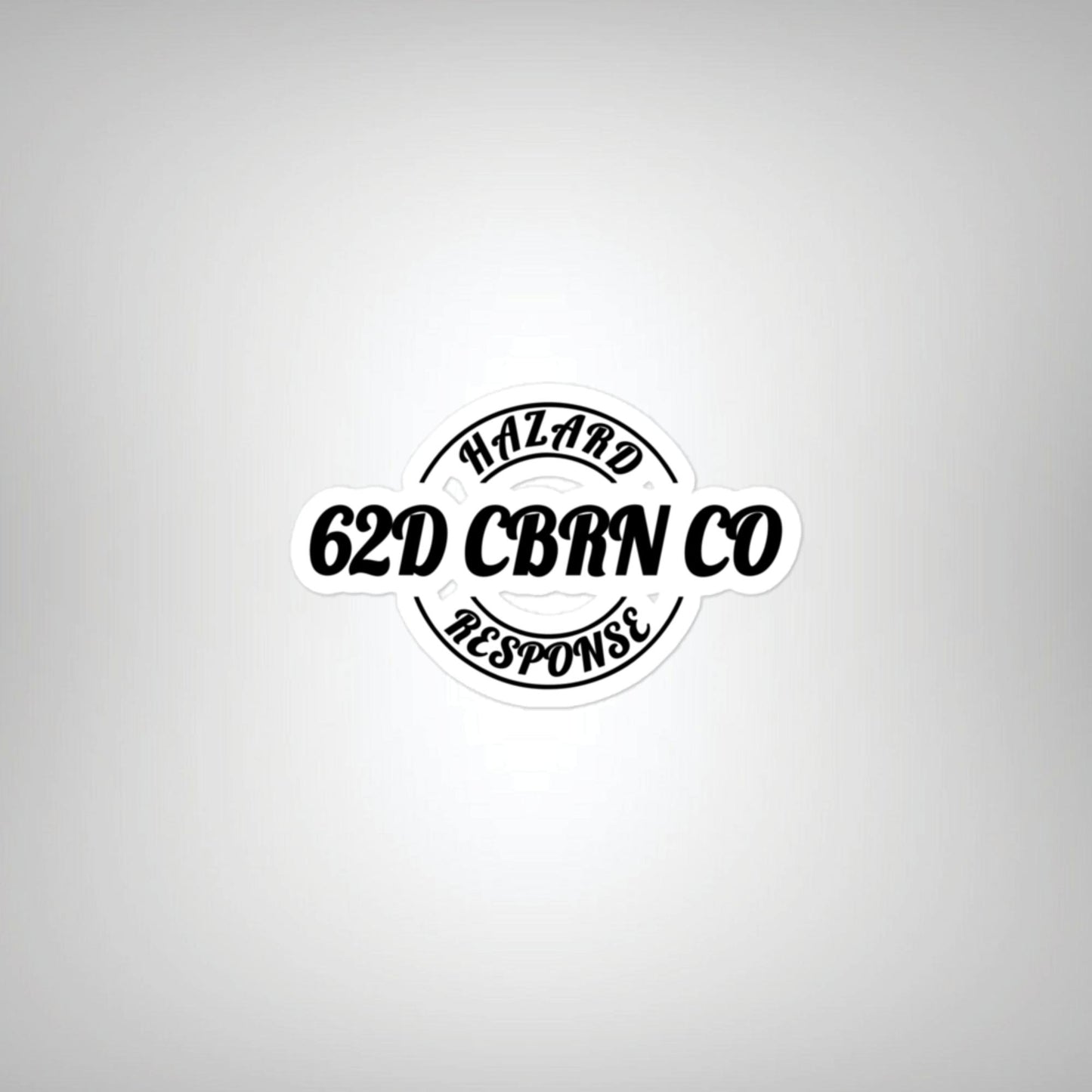 62D CBRN CO Sticker