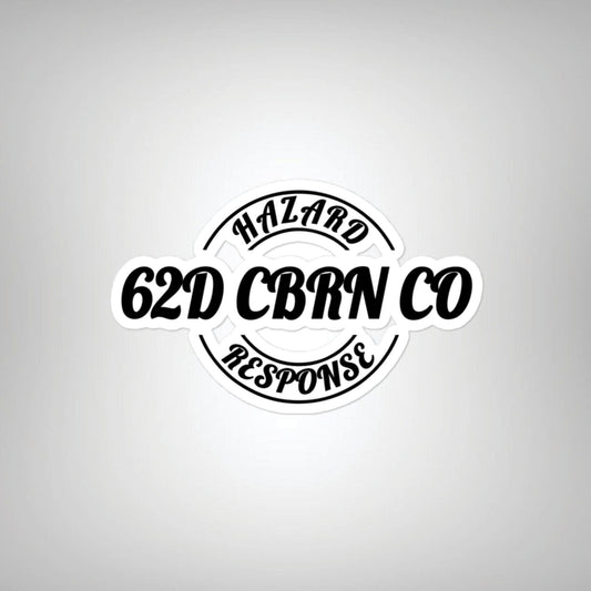 62D CBRN CO Sticker