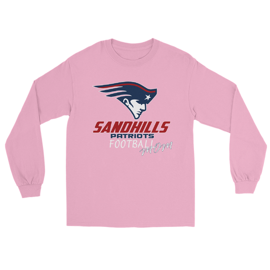 Sandhills Patriots Football Mom Long Sleeve Shirt