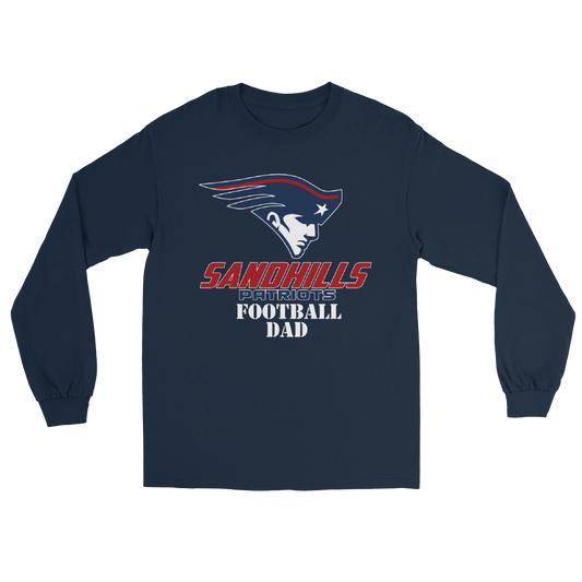 Sandhills Patriots Football Dad Long Sleeve Shirt