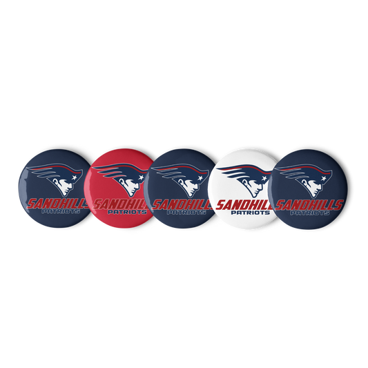 Sandhills Patriots Pin Buttons Set