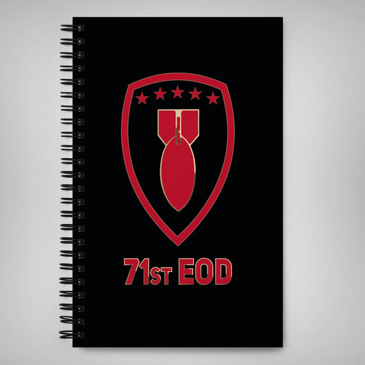 71st EOD  Spiral Notebook