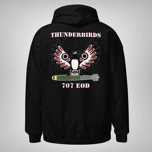 707th EOD "Thunderbird" Hoodie- Full Color Print