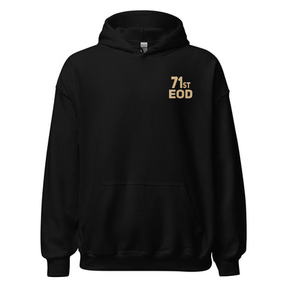 71st Ordnance Group Hoodie- Black/Gold