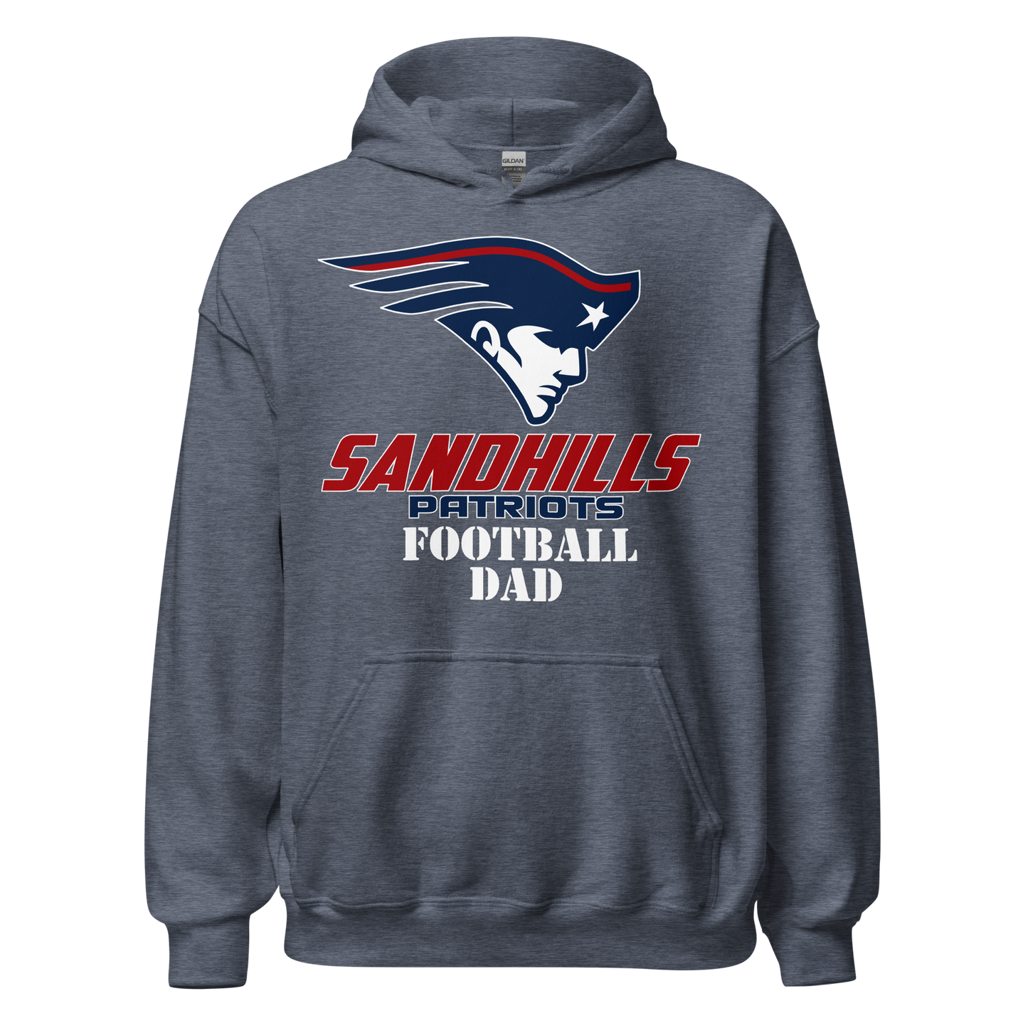 Sandhills Patriots Football Dad Hoodie