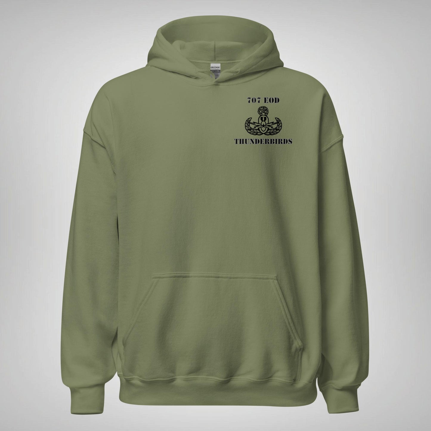 707th EOD " Thunderbird" Hoodie- Green