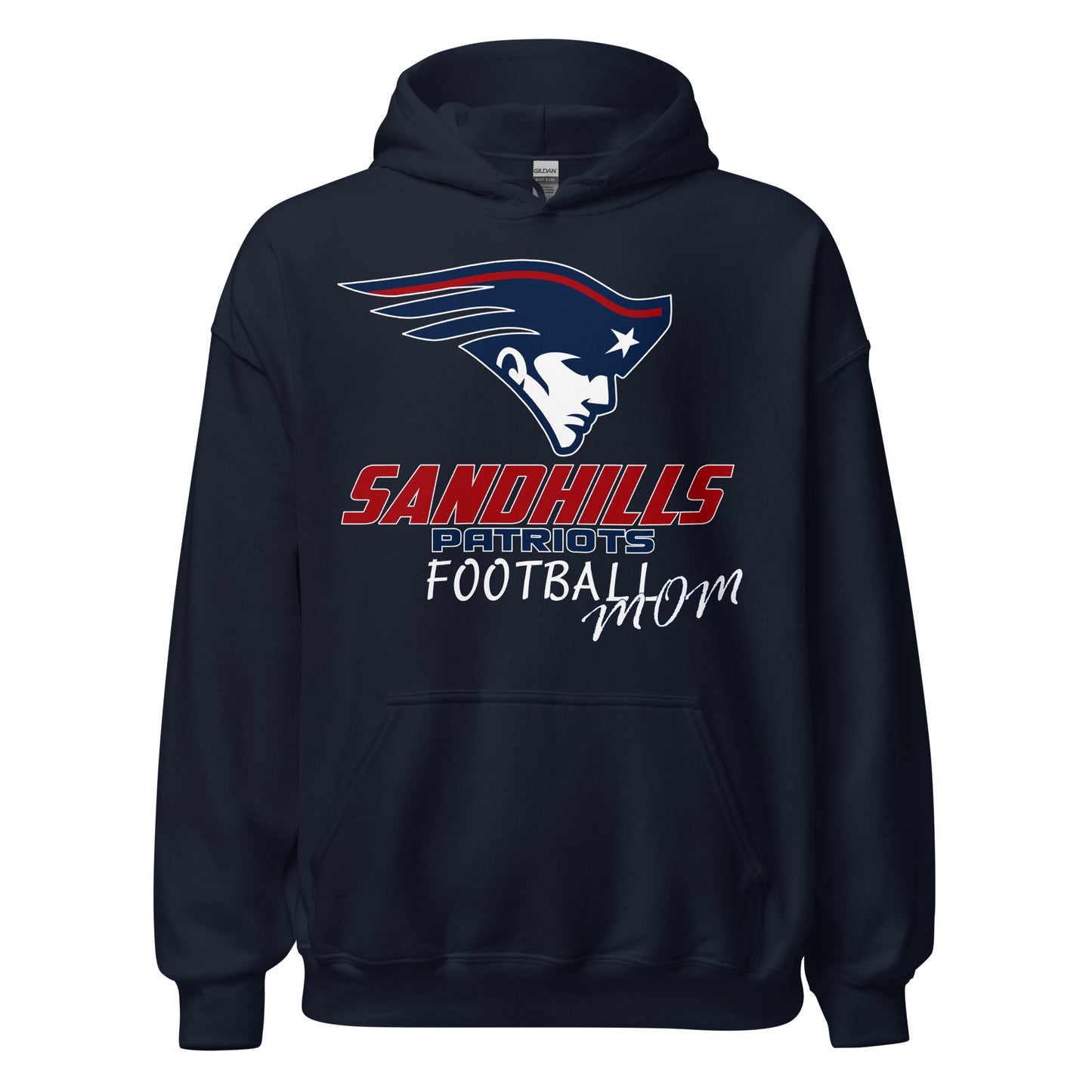 Sandhills Patriots Football Mom Hoodie