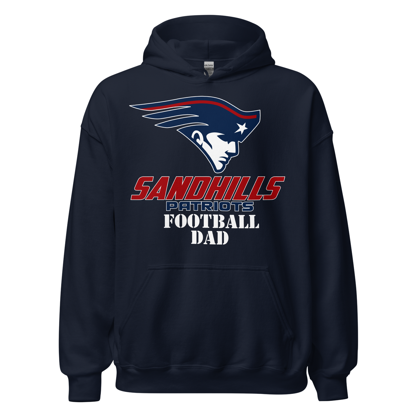 Sandhills Patriots Football Dad Hoodie