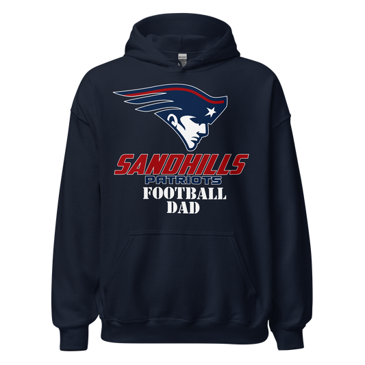 Sandhills Patriots Football Dad Hoodie