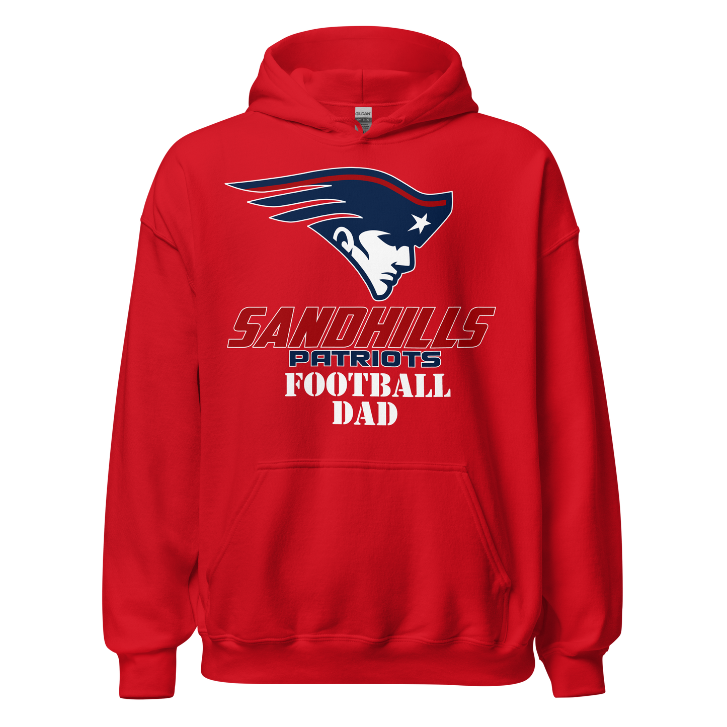 Sandhills Patriots Football Dad Hoodie