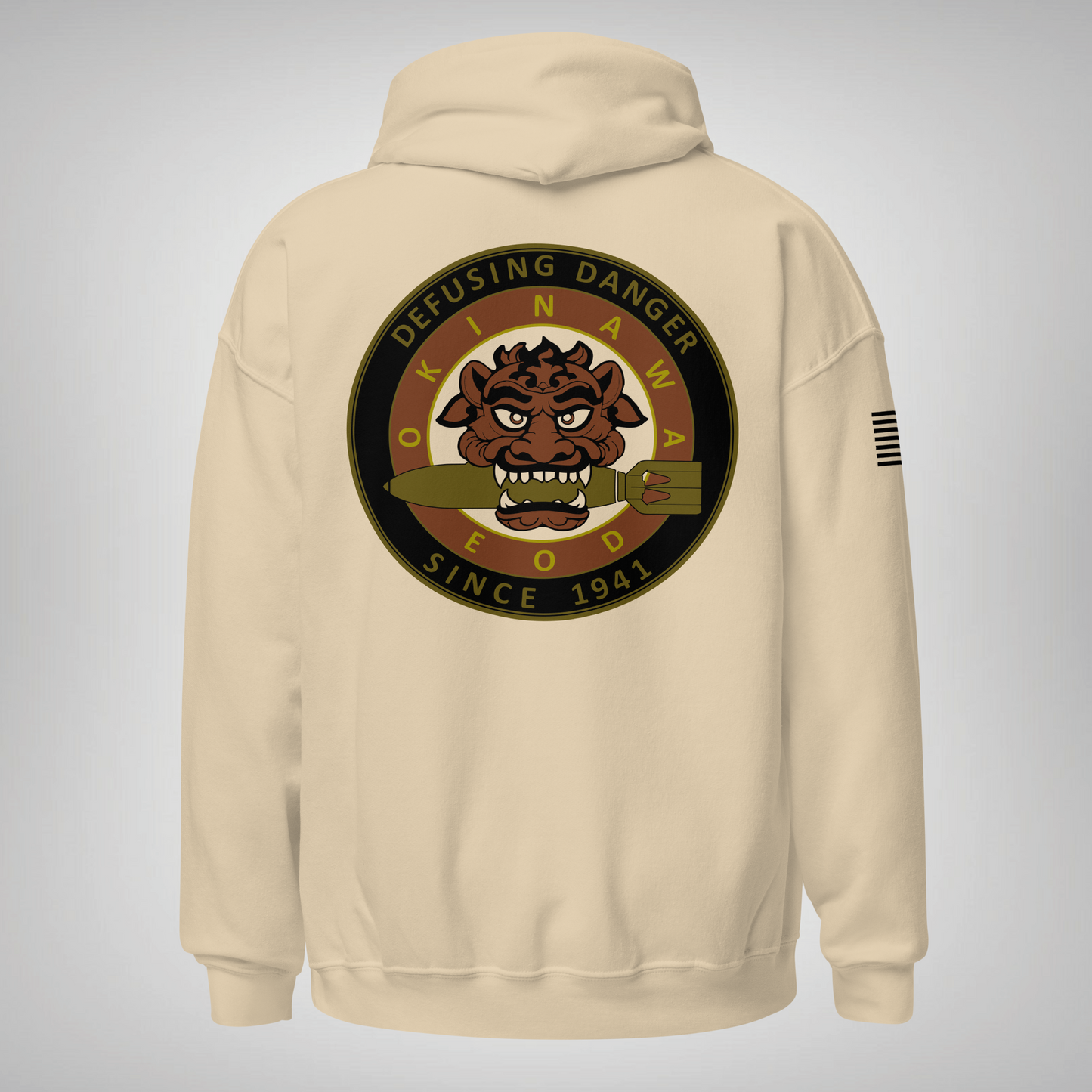 18th CES EOD Hoodie- Tan