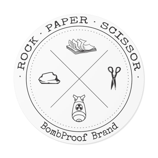 Rock-Paper-Scissor... Nuke Sticker