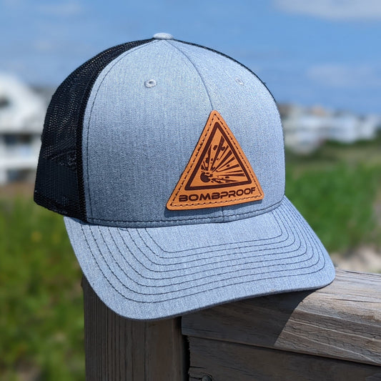 BombProof Leather Patch Hat